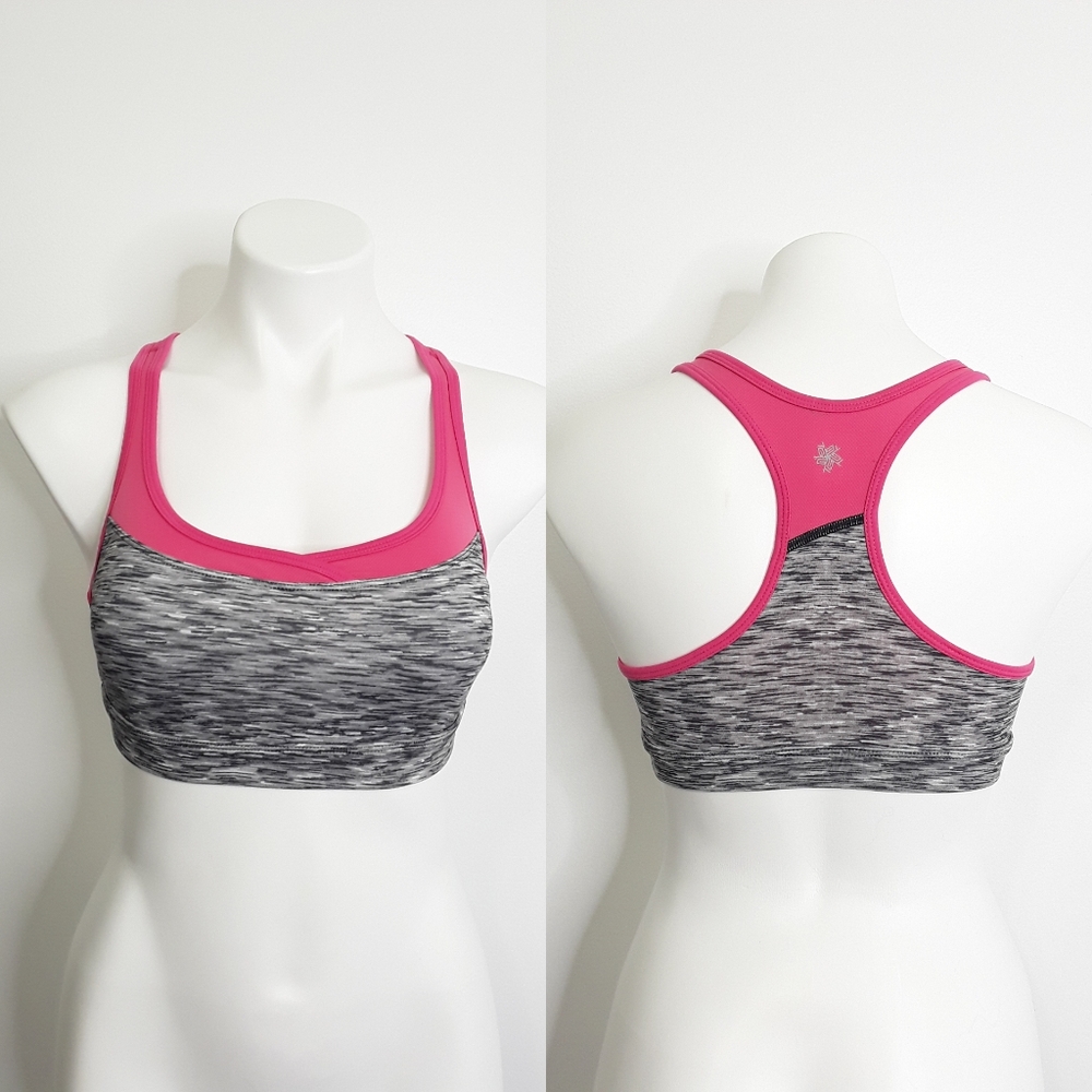 Tek Gear Med Impact Racerback Sports Bra NWOT sz M